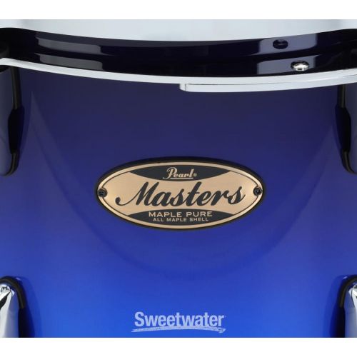  Pearl Masters Maple Pure Tom with GyroLock Mount - 9 x 12 inch - Kobalt Blue Fade Metallic