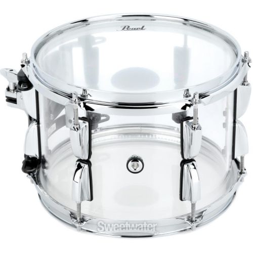  Pearl Crystal Beat Mounted Tom - 10 x 7 inch - Ultra Clear