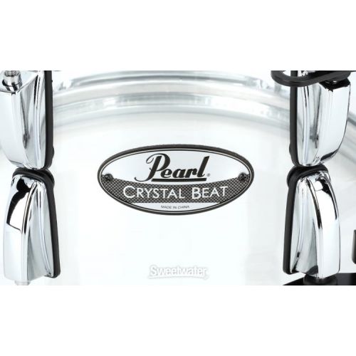  Pearl Crystal Beat Mounted Tom - 10 x 7 inch - Ultra Clear