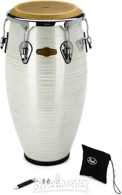  Pearl Havana Series Conga - 11.75 inch Silver White Swirl