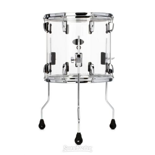  Pearl Crystal Beat Floor Tom - 13 x 14 inch - Ultra Clear