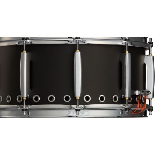  Pearl Matt McGuire Signature Snare Drum - 6.5 x 14-inch - Black Powdered Coat