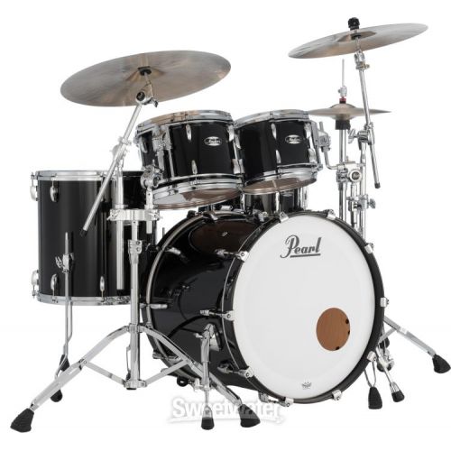  Pearl Masters Maple 4-piece Shell Pack - Piano Black