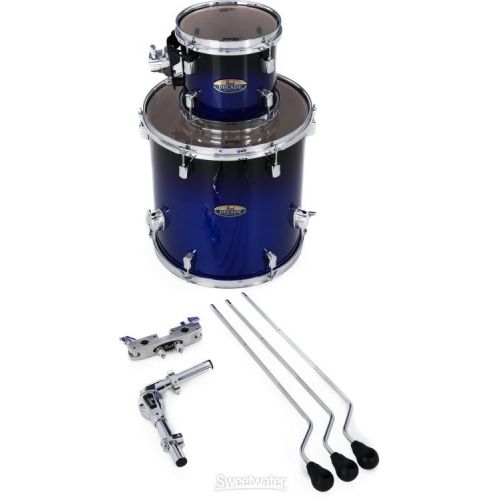  Pearl Decade Maple 2-piece Add-on Tom Pack - Gloss Kobalt Fade Lacquer