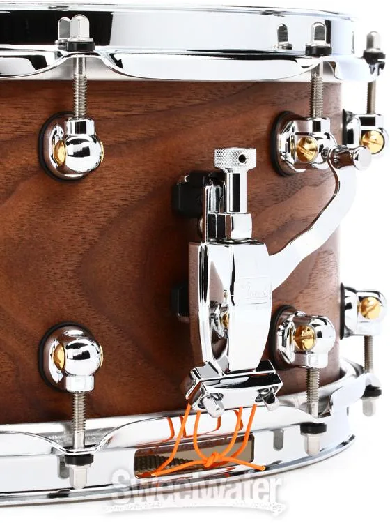  Pearl Music City Custom Solid Walnut Snare Drum - 6.5 x 14-inch - Natural Hand-Rubbed Finish