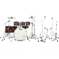 Pearl Decade Maple DMP927SP/C 7-piece Shell Pack with Snare Drum and 5-piece 930 Series Hardware Pack - Satin Brown Burst