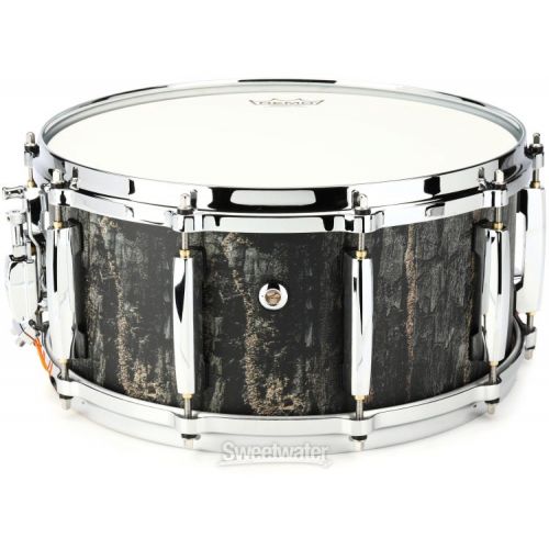  Pearl Masters Maple Snare Drum - 6.5 x 14-inch - Satin Charred Oak