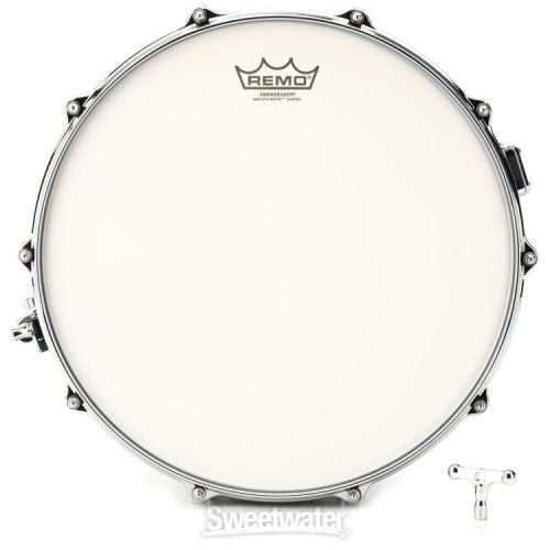  Pearl Masters Maple Snare Drum - 6.5 x 14-inch - Satin Charred Oak