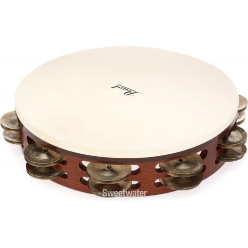  Pearl Orchestral Tambourine - 10-inch, German Silver