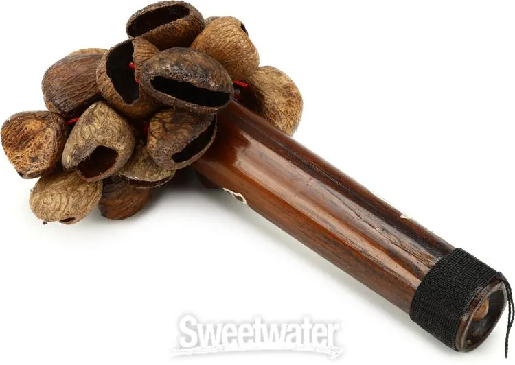  Pearl Pangi Nut Shaker - Bamboo Handle