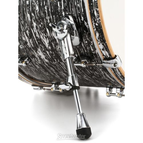  Pearl Music City Custom Reference Pure RFP624/C 6-piece Shell Pack - Black Oyster Glitter