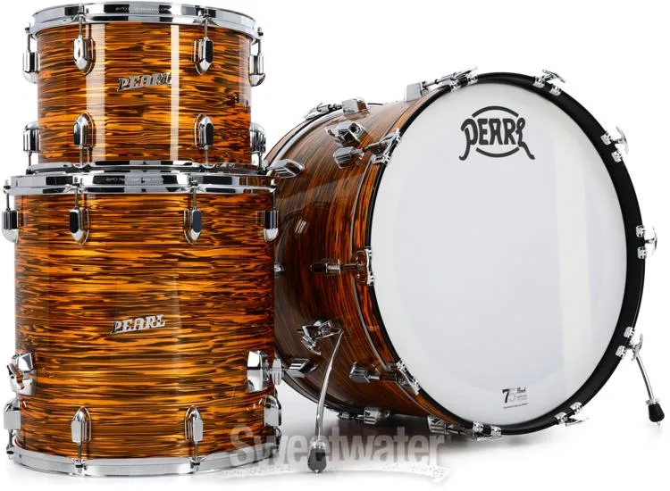  Pearl President Series Deluxe PSD923XP/C 3-piece Shell Pack - Sunset Ripple, Sweetwater Exclusive