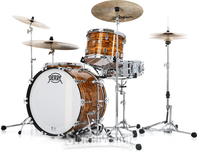  Pearl President Series Deluxe PSD923XP/C 3-piece Shell Pack - Sunset Ripple, Sweetwater Exclusive