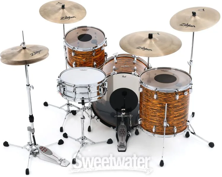  Pearl President Series Deluxe PSD923XP/C 3-piece Shell Pack - Sunset Ripple, Sweetwater Exclusive