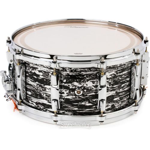  Pearl Music City Custom Reference Snare Drum - 6.5 x 14-inch - Black Oyster Glitter