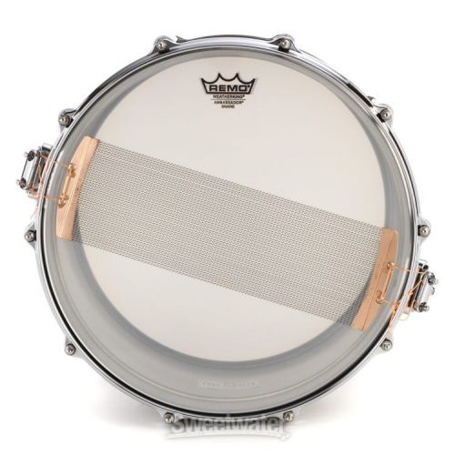  Pearl Free Floater Aluminum Snare Drum - 8 x 14-inch - Brushed