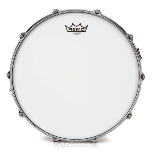  Pearl Free Floater Aluminum Snare Drum - 8 x 14-inch - Brushed