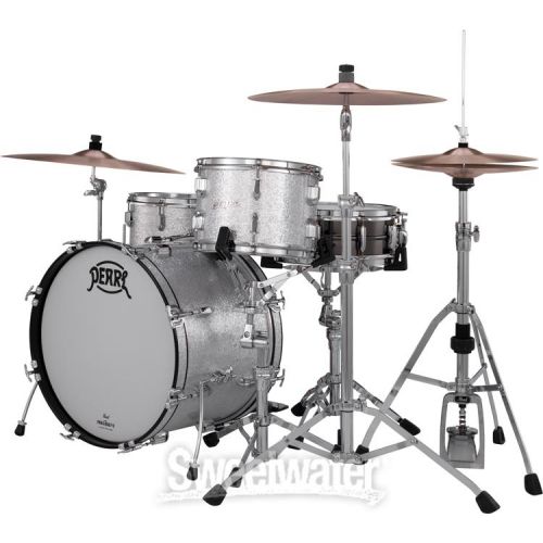  Pearl President Series Deluxe PSD903XP/C 3-piece Shell Pack - Silver Sparkle