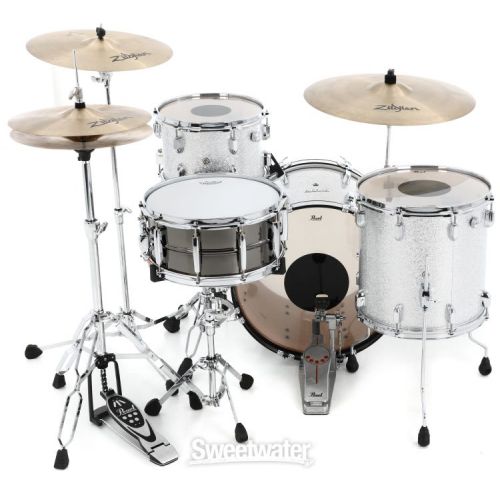  Pearl President Series Deluxe PSD903XP/C 3-piece Shell Pack - Silver Sparkle