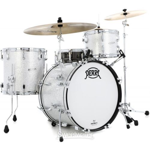  Pearl President Series Deluxe PSD903XP/C 3-piece Shell Pack - Silver Sparkle