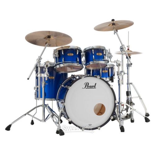  Pearl Masters Maple Pure 4-piece Shell Pack - Kobalt Blue Fade Metallic