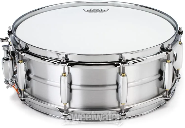  Pearl Sensitone Heritage Aluminum Alloy Snare Drum - 5 x 14-inch - Brushed