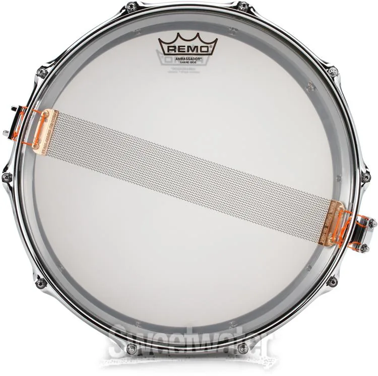  Pearl Sensitone Heritage Aluminum Alloy Snare Drum - 5 x 14-inch - Brushed