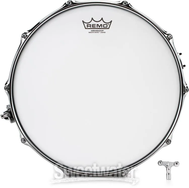  Pearl Sensitone Heritage Aluminum Alloy Snare Drum - 5 x 14-inch - Brushed