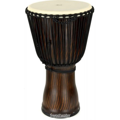  Pearl 14-inch Rope Tuned Djembe - Artisan Straight Grain Limba