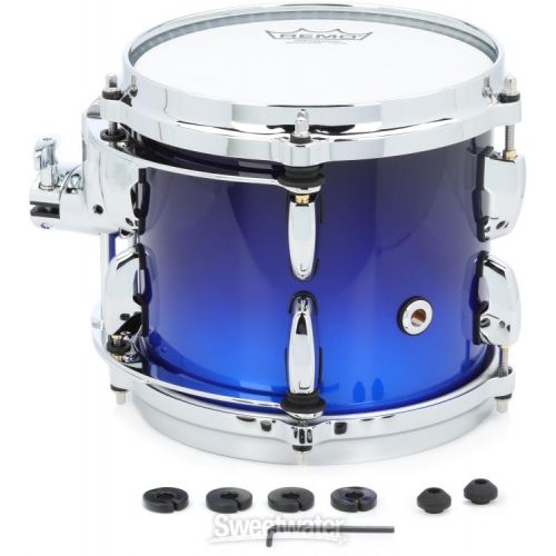  Pearl Masters Maple Pure Tom with Standard Mount - 7 x 8 inch - Kobalt Blue Fade Metallic