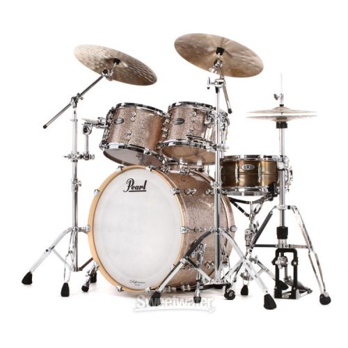  Pearl Music City Custom Reference RFP424P/C 4-piece Pure Shell Pack - Champagne Sparkle