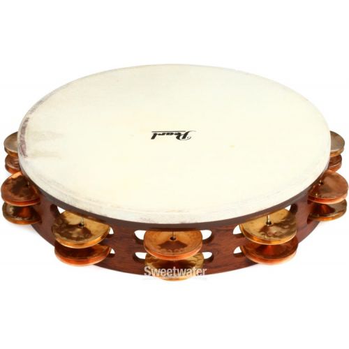  Pearl Orchestral Tambourine - 10-inch, Beryllium Copper and Phosphor Bronze