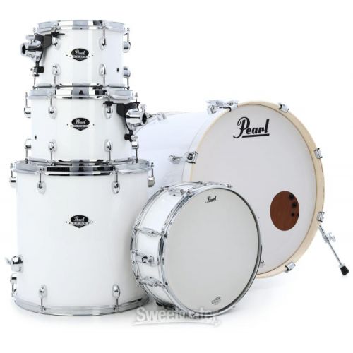  Pearl Export EXX725S/C 5-piece Drum Set with Hardware - Pure White