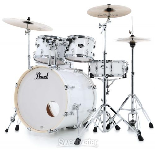  Pearl Export EXX725S/C 5-piece Drum Set with Hardware - Pure White