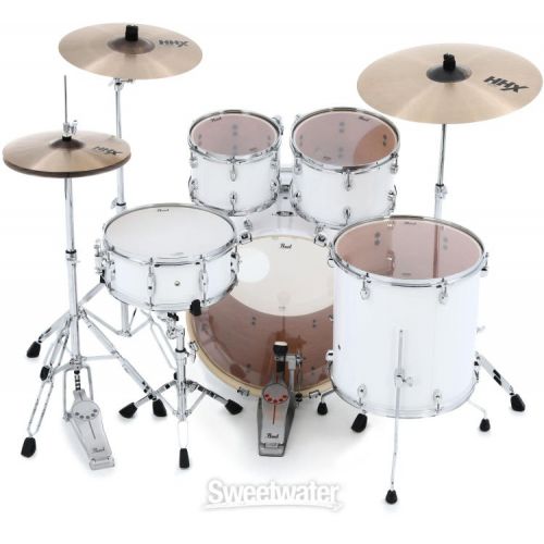  Pearl Export EXX725S/C 5-piece Drum Set with Hardware - Pure White