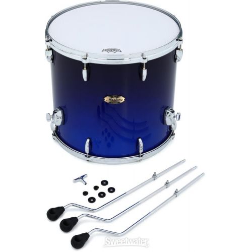  Pearl Masters Maple Pure Floor Tom - 16 x 18 inch - Kobalt Blue Fade Metallic