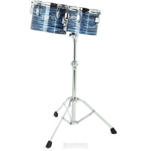  Pearl President Series Deluxe Concert Toms - 8-inch x 6-inch and 10-inch x 7-inch, Ocean Ripple