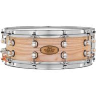 Pearl Music City Custom Solid Ash Snare Drum - 5 x 14-inch - Natural Hand-Rubbed Finish