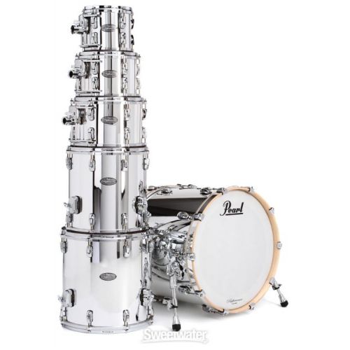  Pearl Music City Custom Reference RF622/C 6-piece Shell Pack - Mirror Chrome