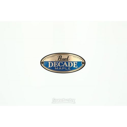  Pearl Decade Maple Floor Tom - 16 x 16 inch - White Satin Pearl