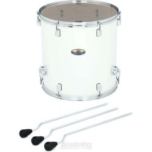  Pearl Decade Maple Floor Tom - 16 x 16 inch - White Satin Pearl