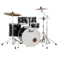 Pearl Export EXX725S/C 5-piece Drum Set with Snare Drum - Jet Black