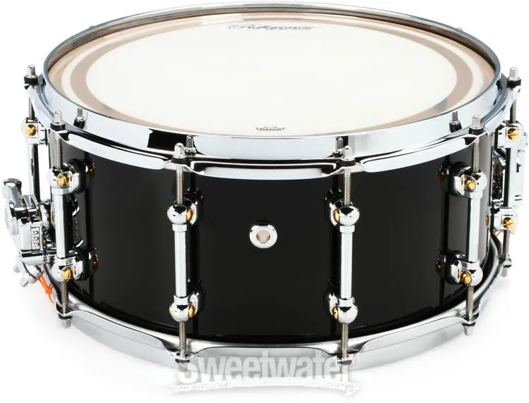  Pearl Music City Custom Reference Pure 6.5 x 14 inch Snare Drum - Piano Black