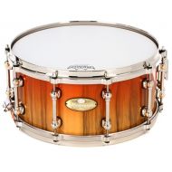Pearl Masterworks Maple Snare Drum - 6.5 x 14-inch - Brown Fade over Black Limba