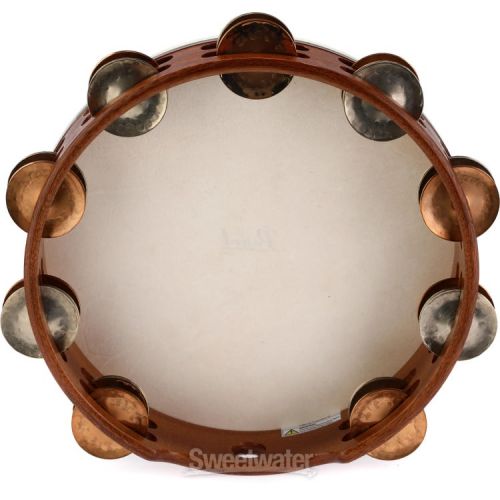  Pearl Orchestral Tambourine - 10 inch, German Silver and Beryllium Copper