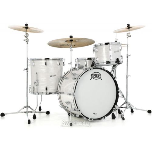  Pearl President Series Phenolic PSP924XP75/C 4-piece Shell Pack - Pearl White Oyster - with Cases