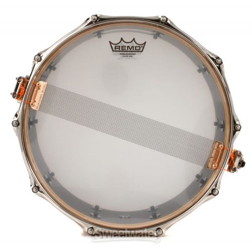  Pearl Masterworks Maple/Birch Snare Drum - 8 x 14-inch - Matte Natural Flame Maple