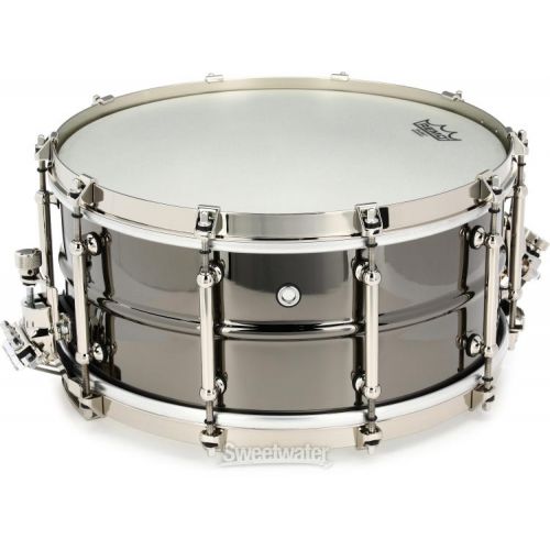  Pearl Philharmonic Brass Snare Drum - 6.5-inch x 14-inch, Black Nickel