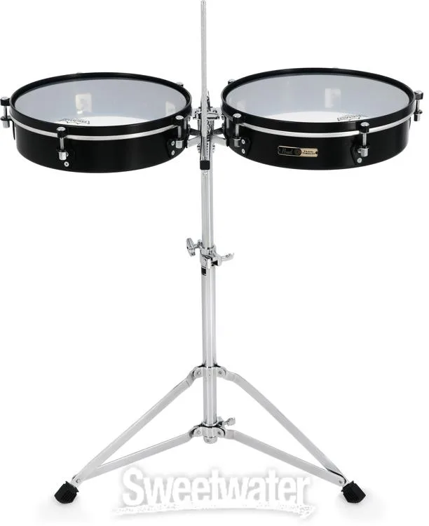  Pearl Travel Timbales - 14- and 15-inch - With Stand