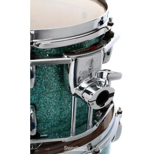 Pearl Music City Custom Masters Maple Reserve Shell Pack - 3-piece Bop - Turquoise Glass